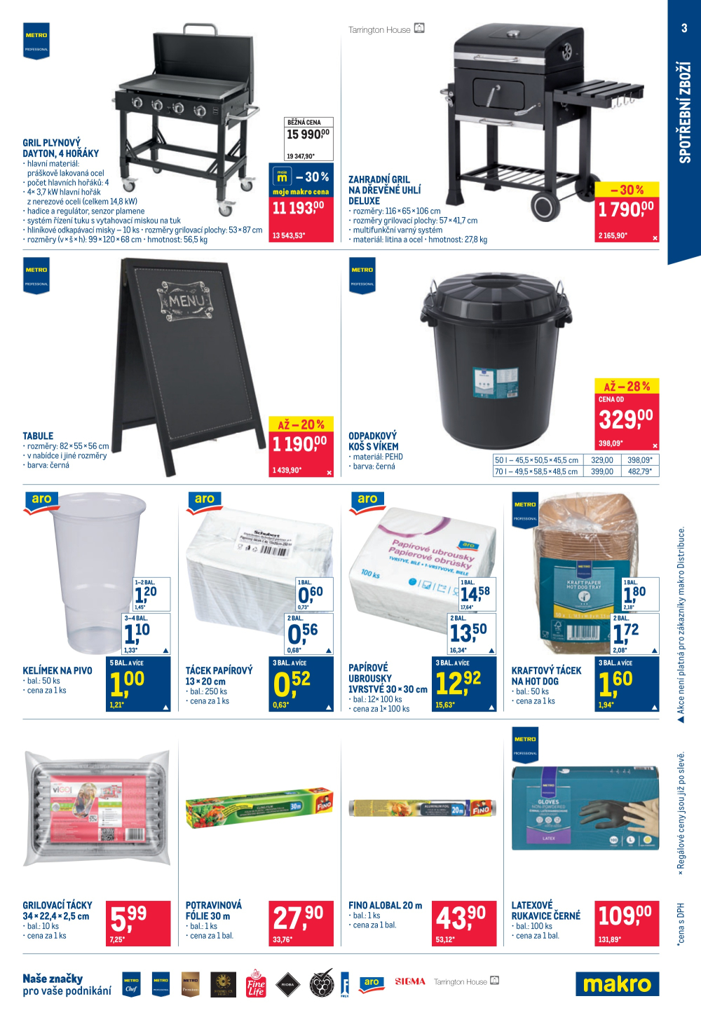 Leták Makro leták - Spotřební zboží, úklid, kosmetika - strana 3