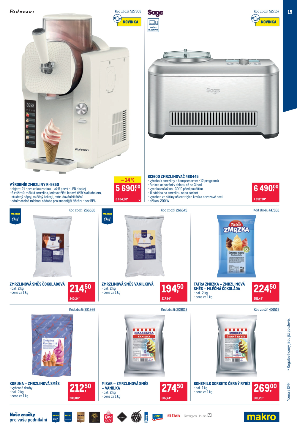 Leták Makro leták - Zmrzliny - strana 15