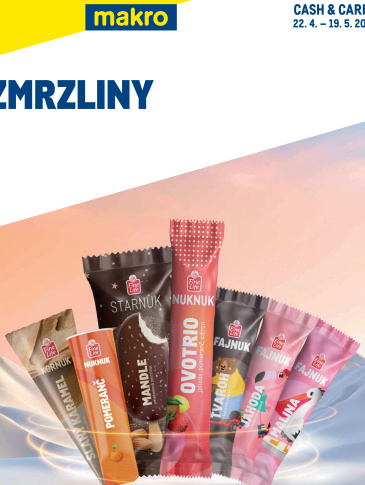 Makro leták - Zmrzliny