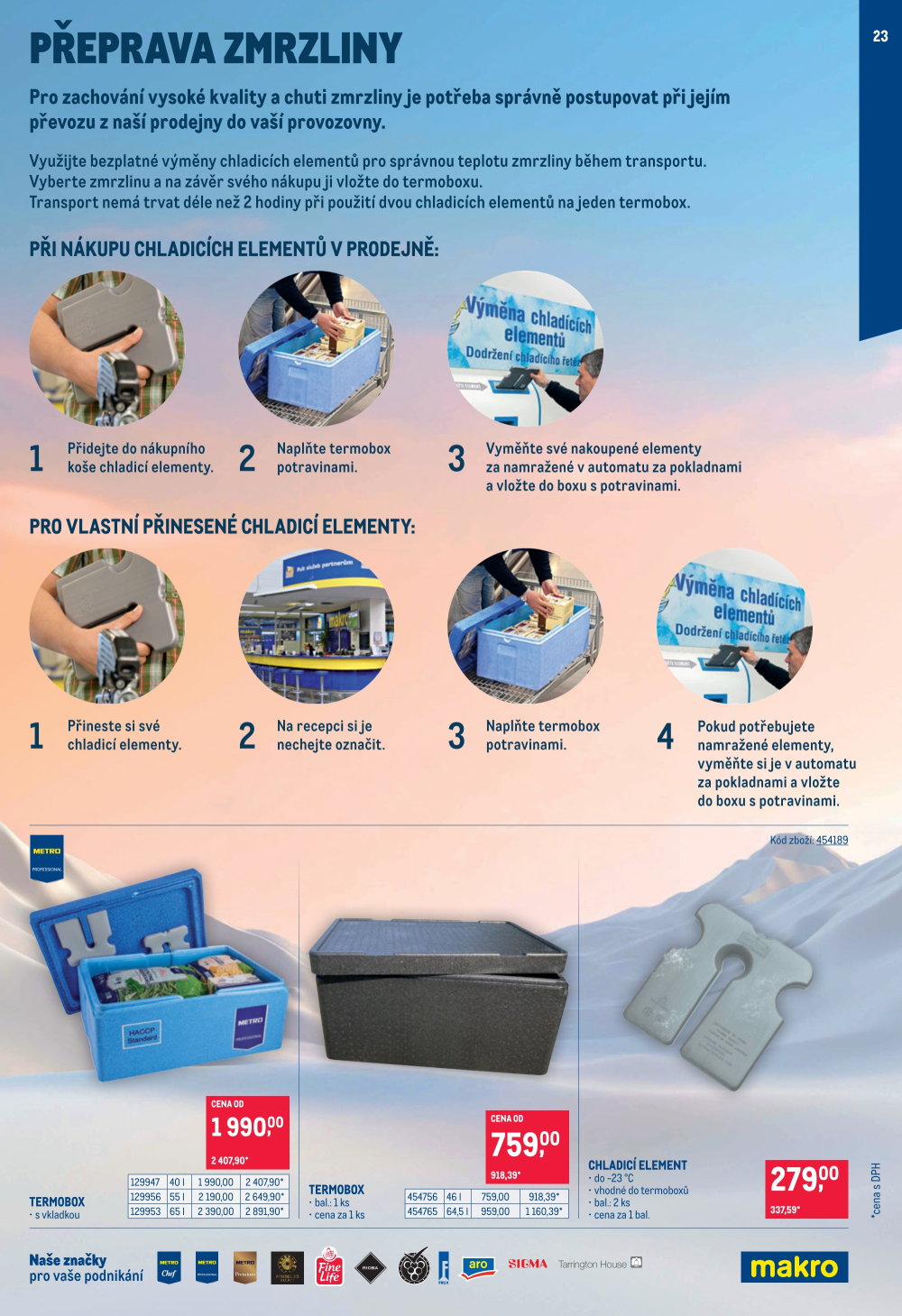 Leták Makro leták - Zmrzliny - strana 23
