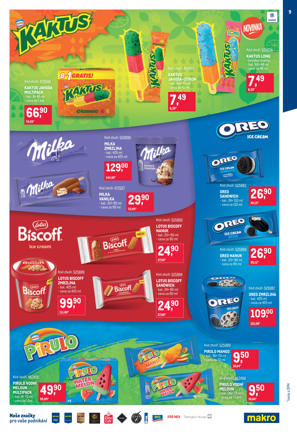 Leták Makro leták - Zmrzliny - strana 9