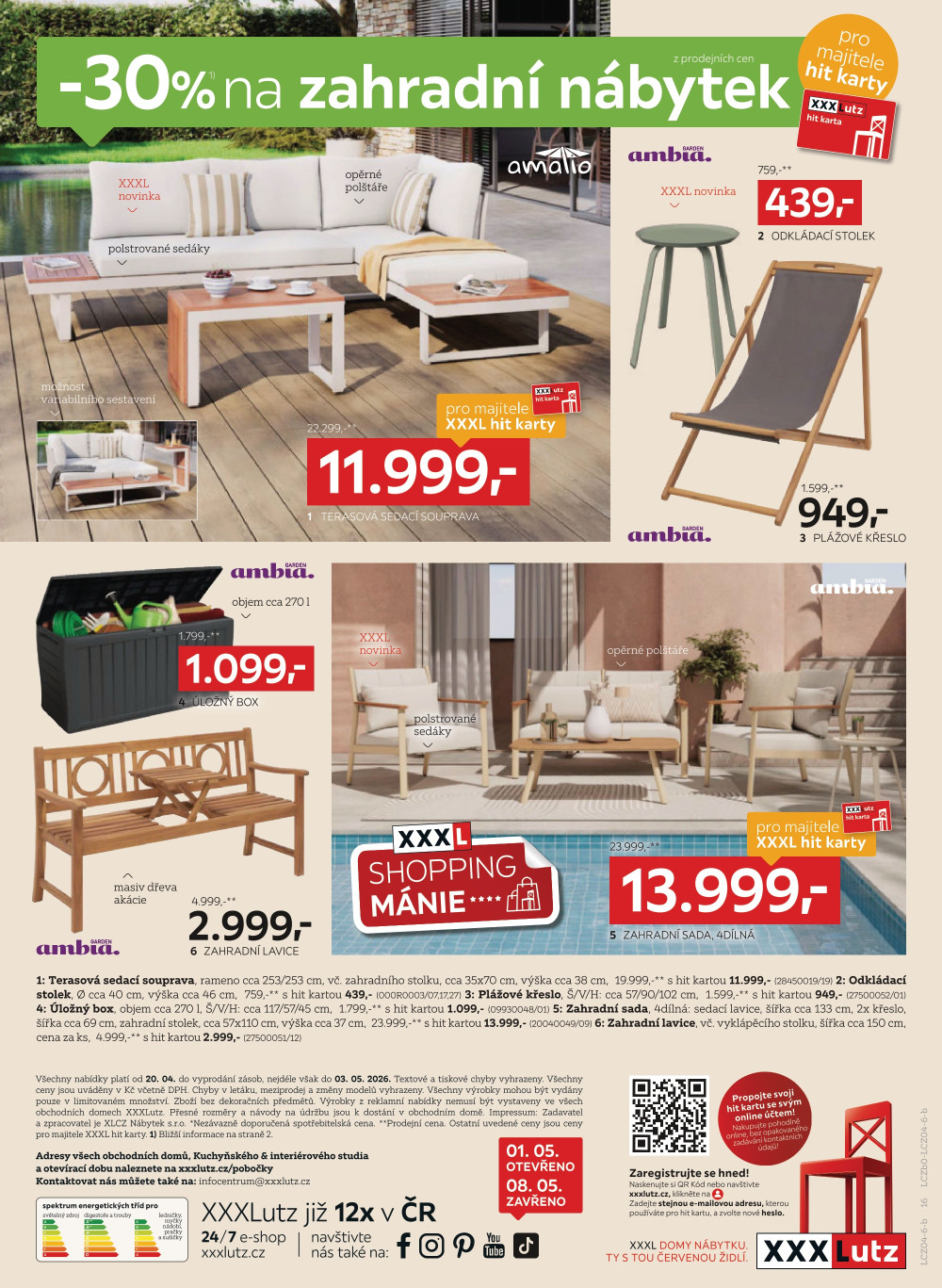 Leták XXXLutz leták -30 % na spoustu nábytku a bytových doplňků - strana 16