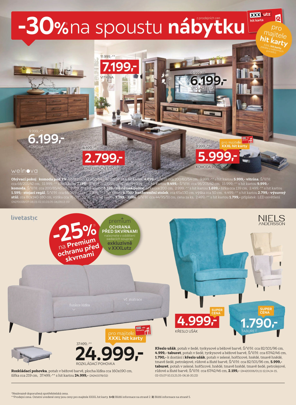 Leták XXXLutz leták -30 % na spoustu nábytku a bytových doplňků - strana 6