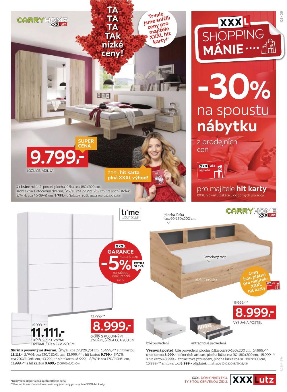 Leták XXXLutz leták -30 % na spoustu nábytku a bytových doplňků - strana 9