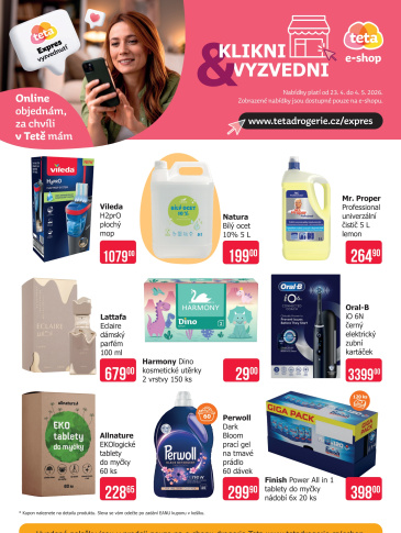 Teta drogerie - Speciální nabídka e-shop
