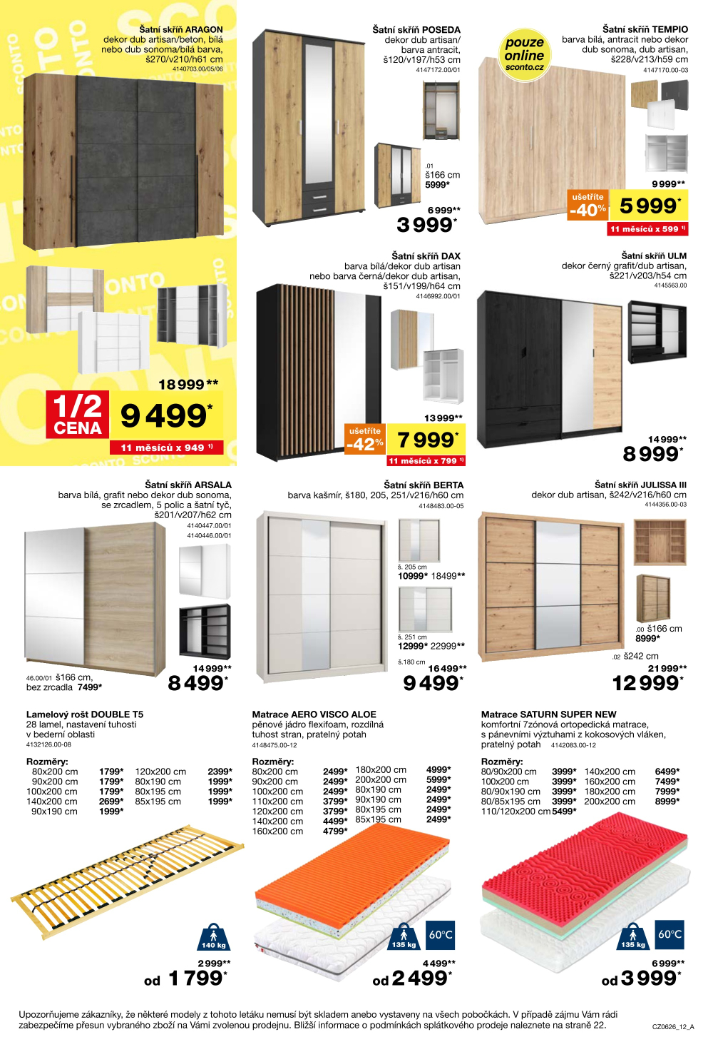 Leták SCONTO Nábytek leták - strana 12