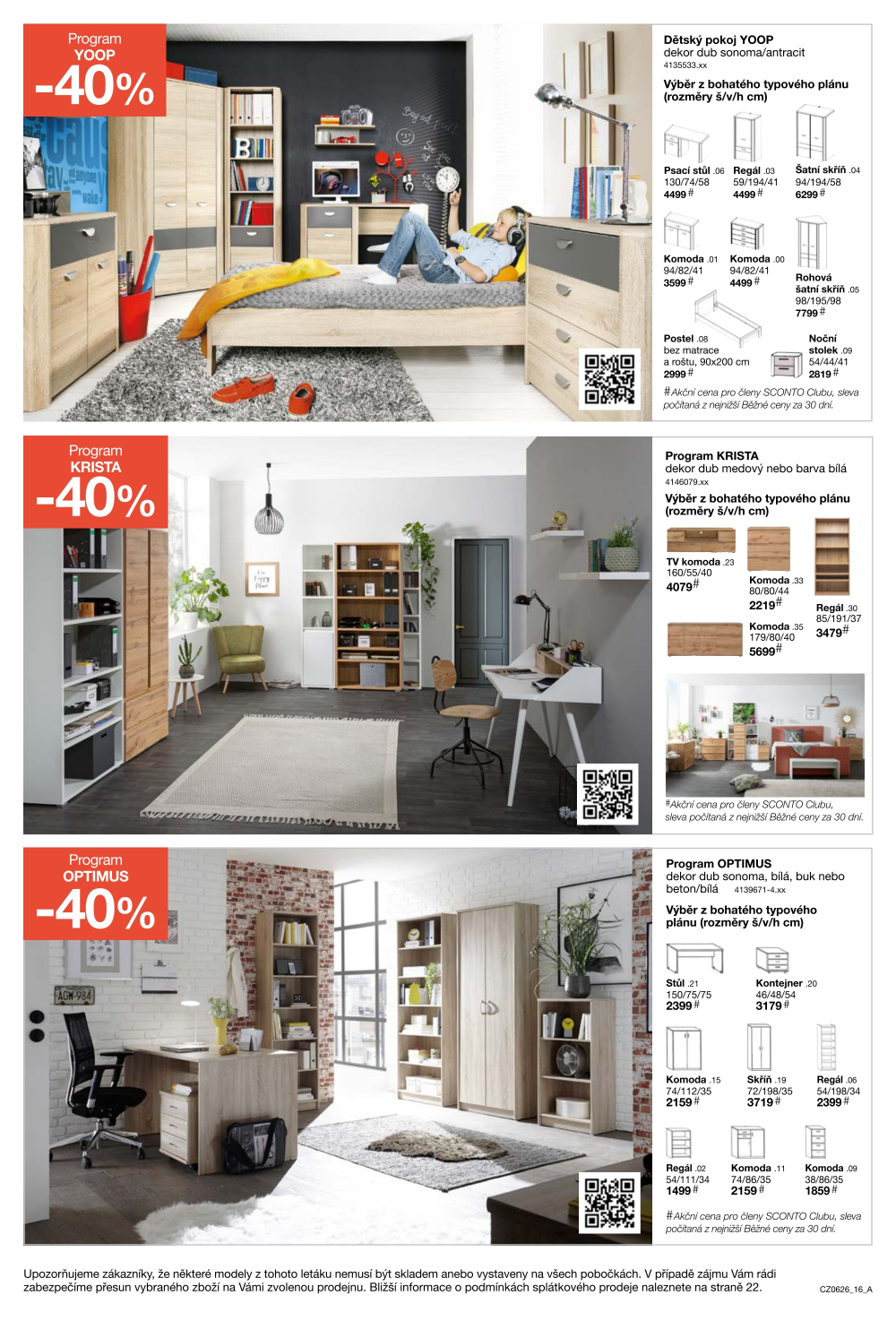 Leták SCONTO Nábytek leták - strana 16