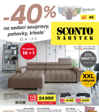 Akční leták SCONTO Nábytek 