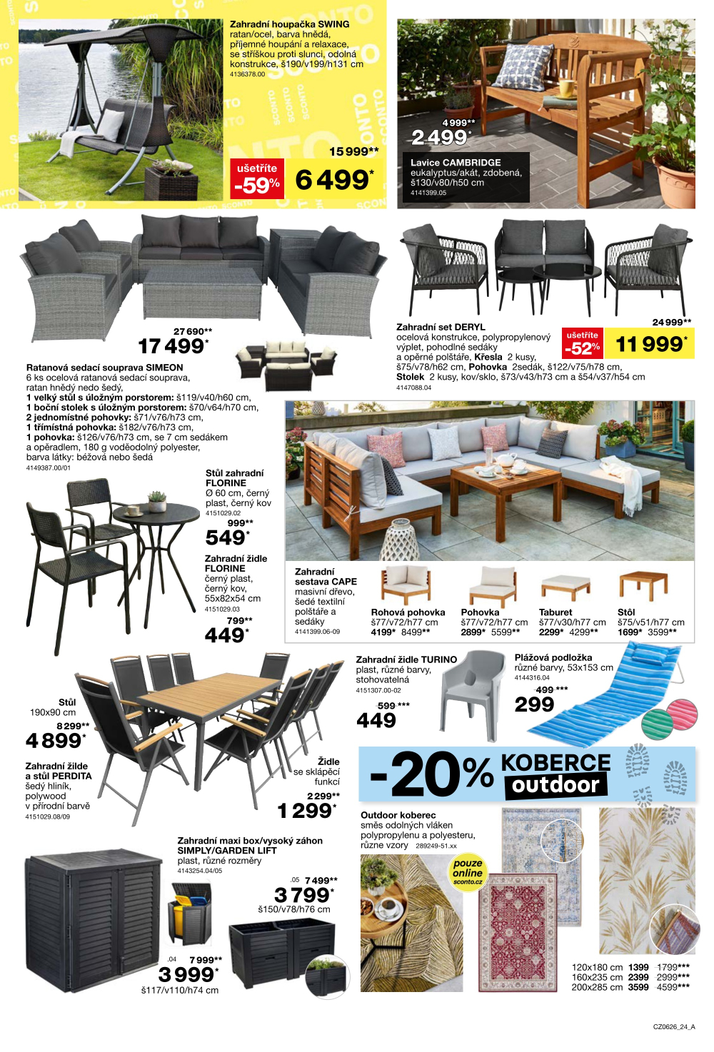 Leták SCONTO Nábytek leták - strana 24