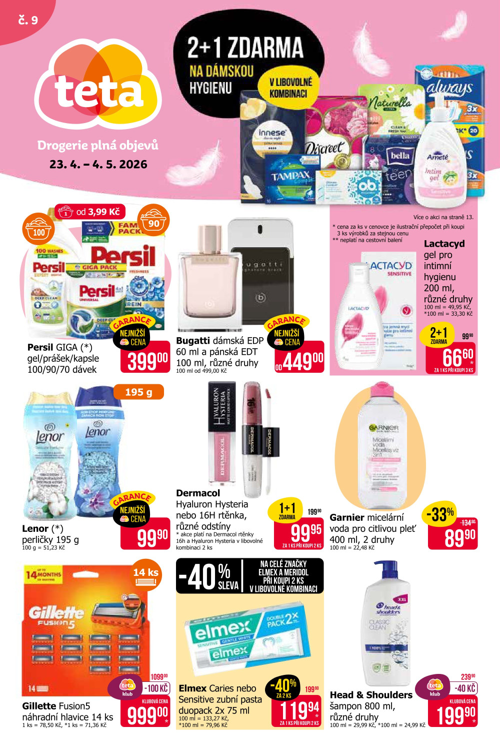 Leták Teta drogerie leták - strana 1