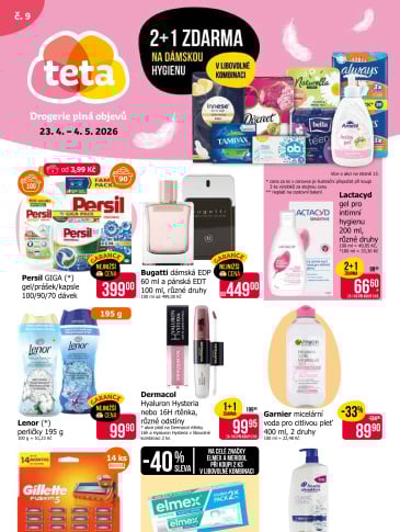Teta drogerie leták