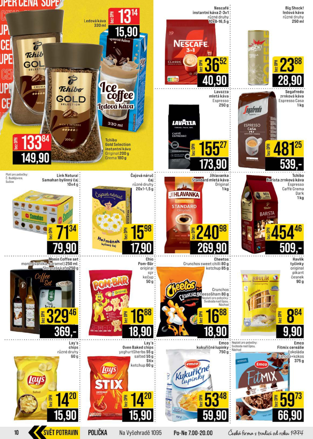 Leták JIP leták CC Cash & Carry - České Budějovice, Most, Náchod, Svoboda nad Úpou, Sušice - strana 10