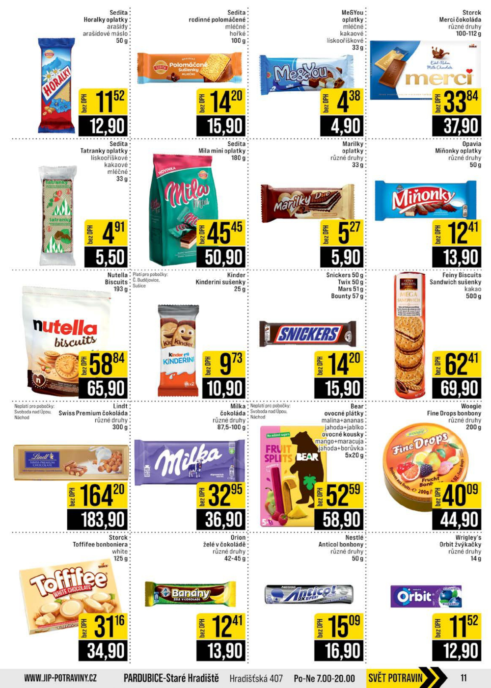 Leták JIP leták CC Cash & Carry - České Budějovice, Most, Náchod, Svoboda nad Úpou, Sušice - strana 11