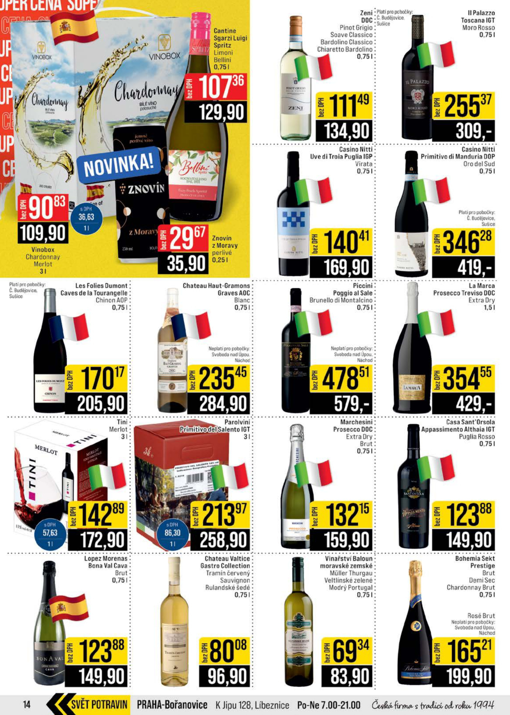 Leták JIP leták CC Cash & Carry - České Budějovice, Most, Náchod, Svoboda nad Úpou, Sušice - strana 14