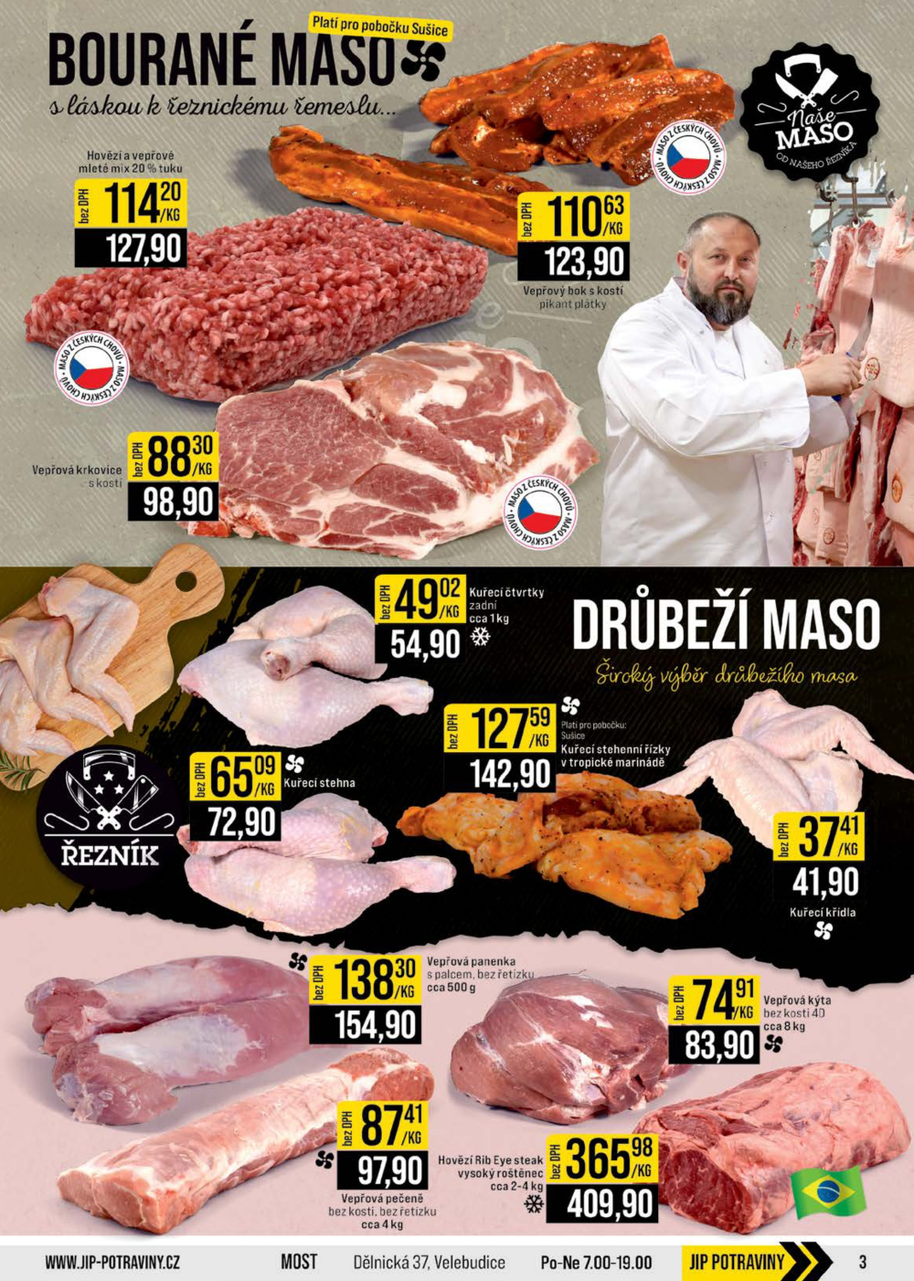 Leták JIP leták CC Cash & Carry - České Budějovice, Most, Náchod, Svoboda nad Úpou, Sušice - strana 3