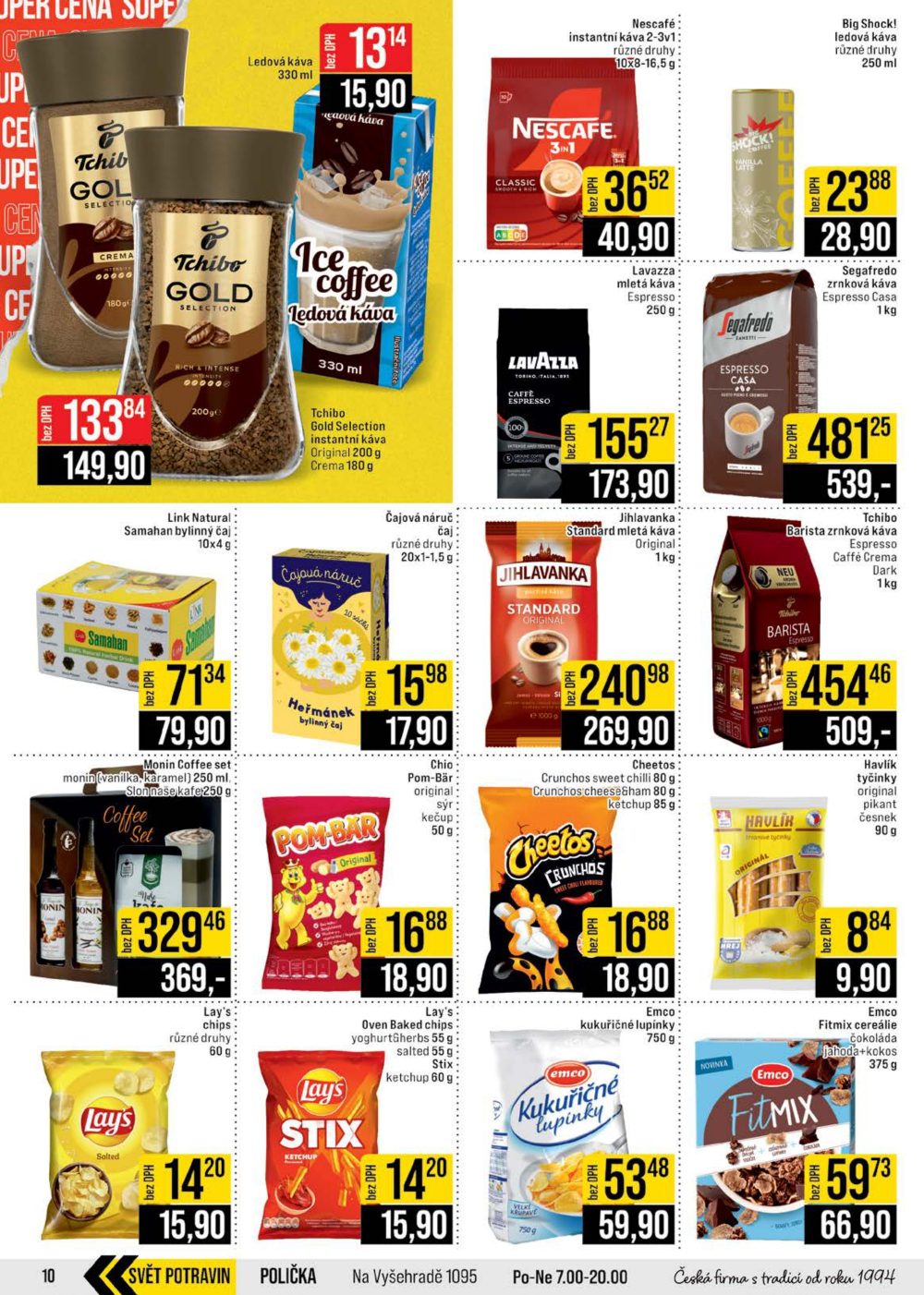 Leták JIP leták CC Cash & Carry - Brno, Ostrava, Praha, Polička, Olomouc, Karlovy Vary, Zlín, Jilemnice, Pardubice - strana 10