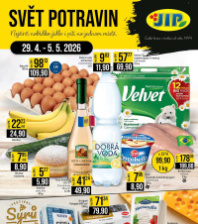 Akční leták JIP  CC Cash & Carry - Brno, Ostrava, Praha, Polička, Olomouc, Karlovy Vary, Zlín, Jilemnice, Pardubice