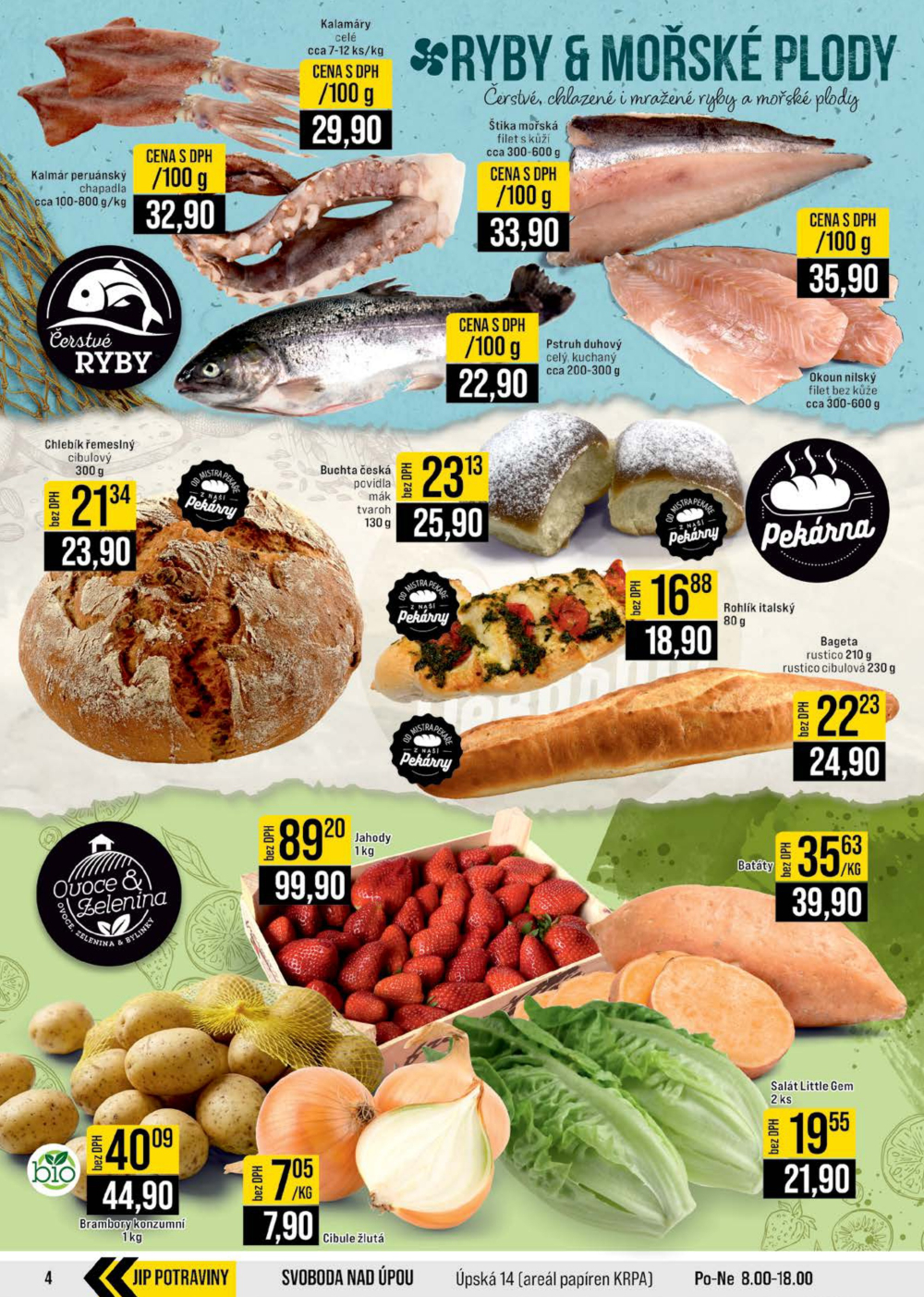 Leták JIP leták CC Cash & Carry - Brno, Ostrava, Praha, Polička, Olomouc, Karlovy Vary, Zlín, Jilemnice, Pardubice - strana 4