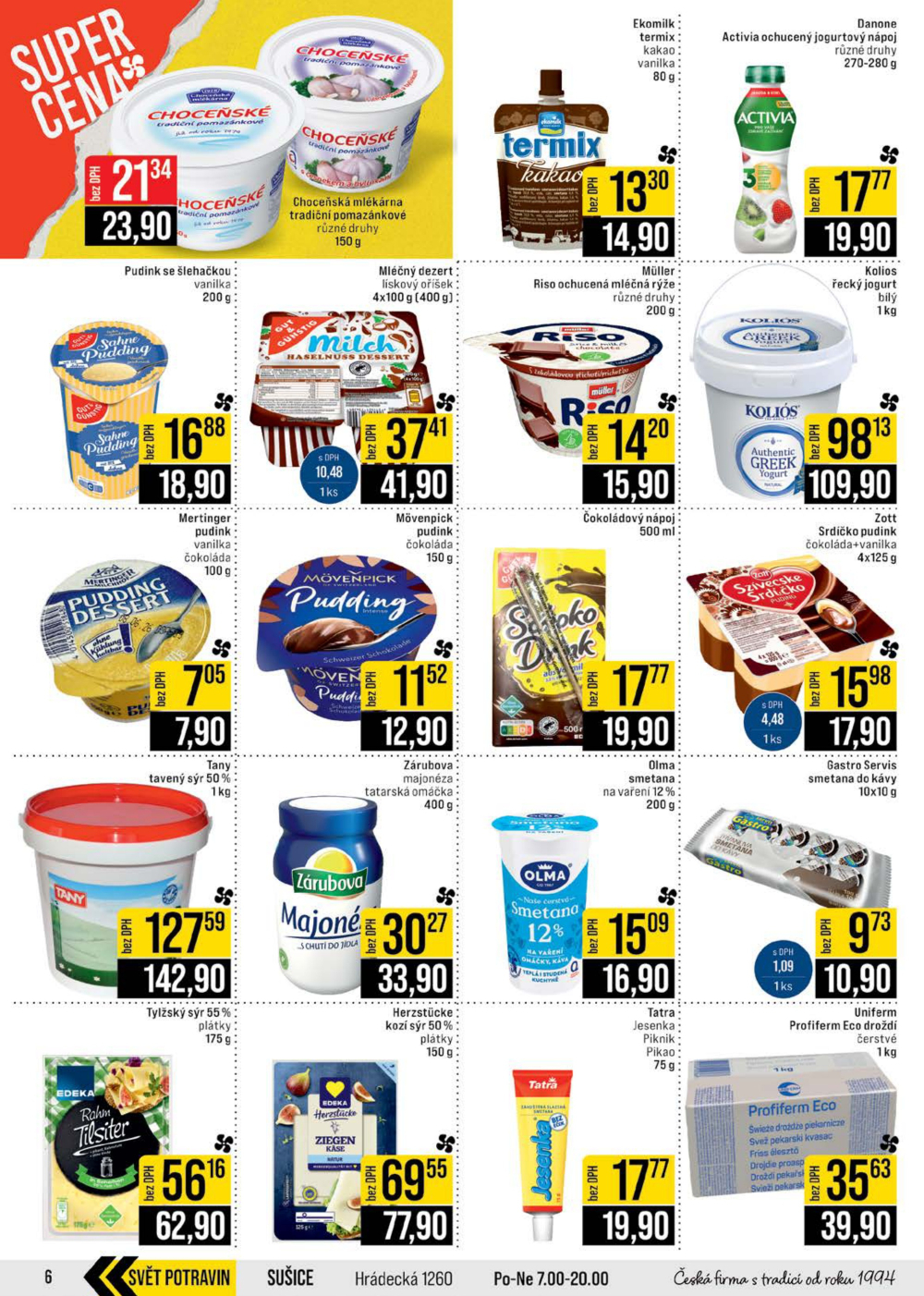 Leták JIP leták CC Cash & Carry - Brno, Ostrava, Praha, Polička, Olomouc, Karlovy Vary, Zlín, Jilemnice, Pardubice - strana 6