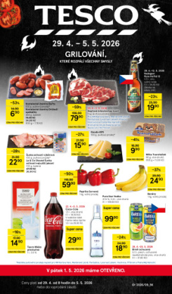 Tesco hypermarket leták