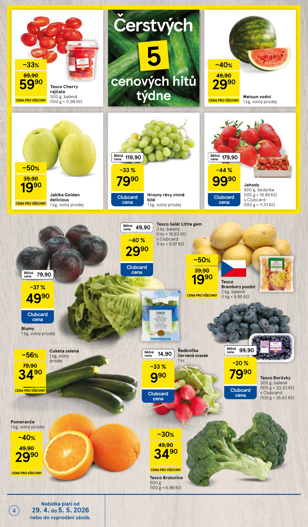 Leták Tesco hypermarket leták - strana 4