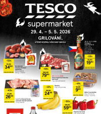 Akční leták Tesco supermarket 