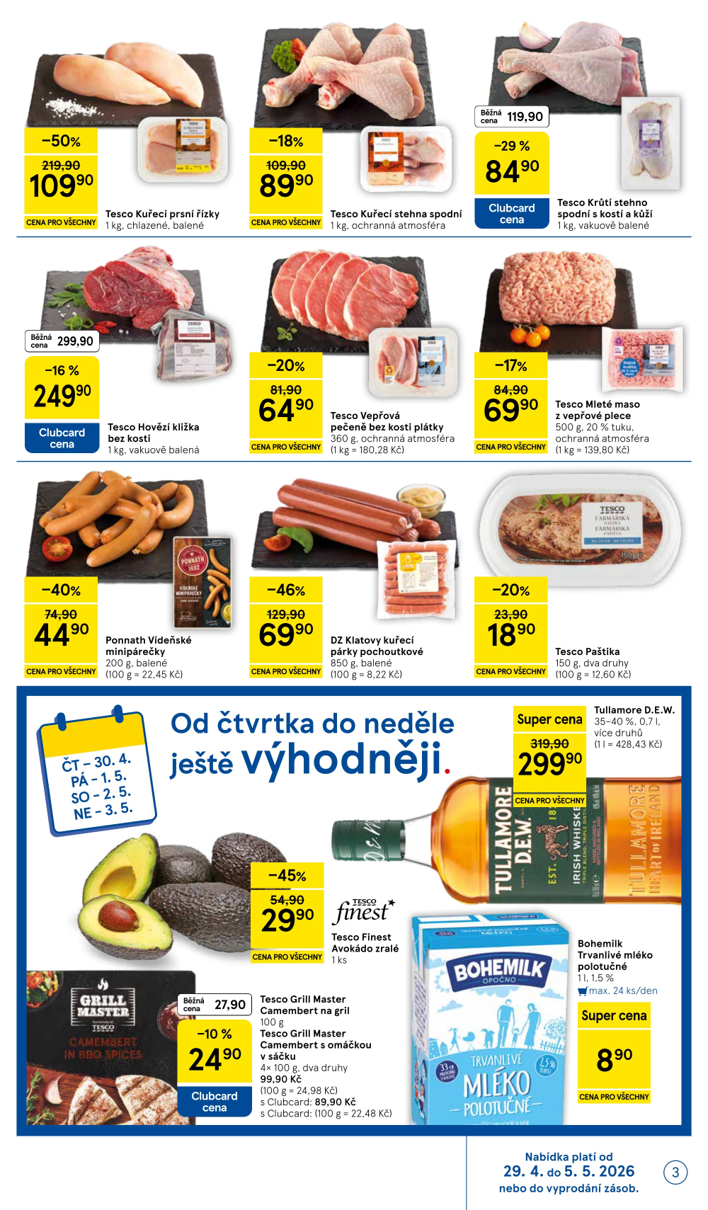 Leták Tesco supermarket leták - strana 3