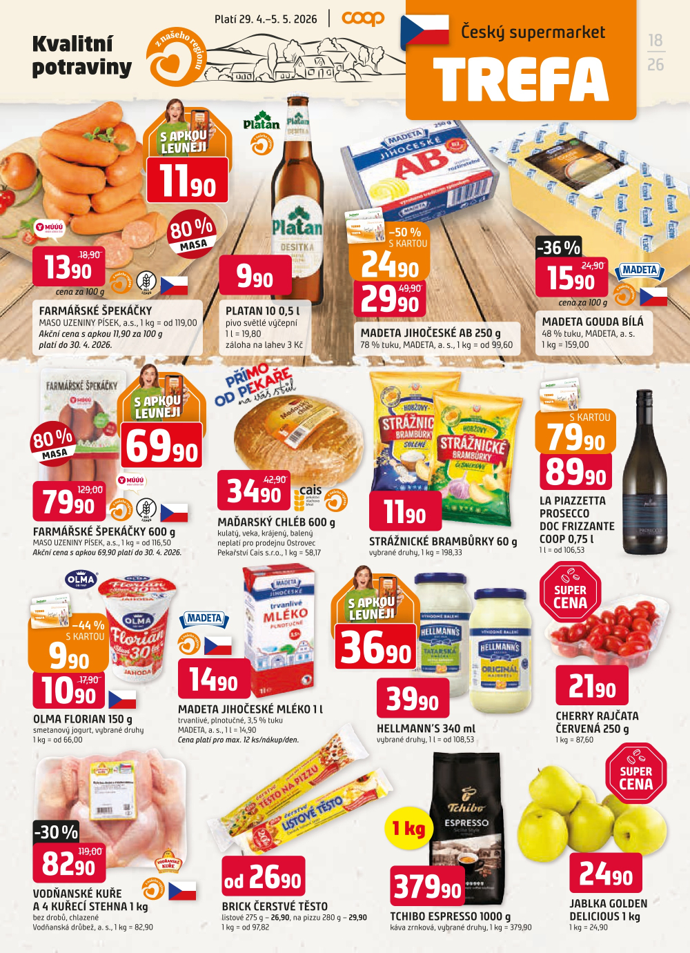 Leták TREFA leták - strana 1