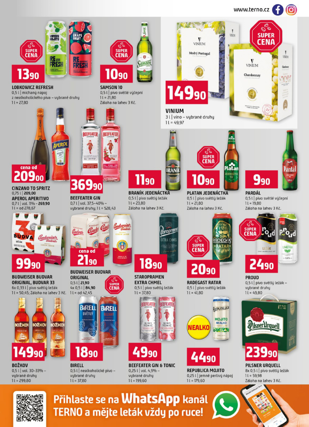 Leták Terno leták - Trhové Sviny, Bechyně, Třeboň, Týn nad Vltavou, České Budějovice, Hradec Králové, Olomouc, Borovany, Zlín, Český K - strana 13