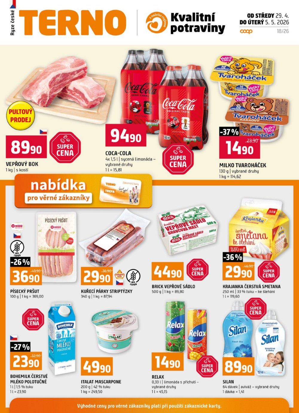 Leták Terno leták - Prachatice, Tábor, Strakonice, Blatná - strana 18