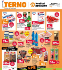 Akční leták Terno  - Prachatice, Tábor, Strakonice, Blatná