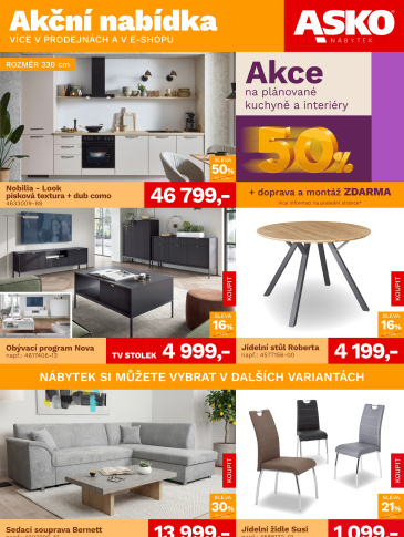 ASKO nábytek leták - Akční nabídka