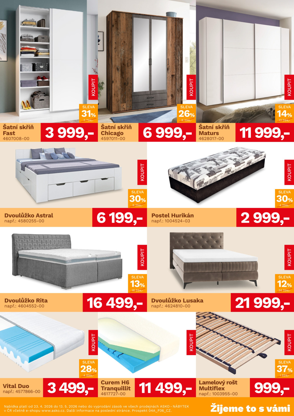 Leták ASKO nábytek leták - Akční nabídka - strana 3