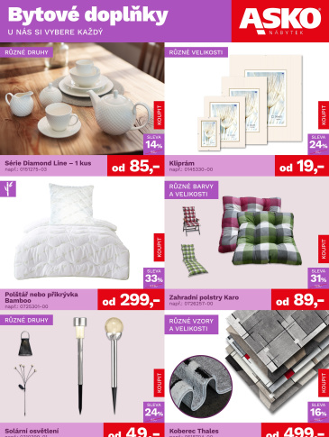 ASKO nábytek leták - Bytové doplňky