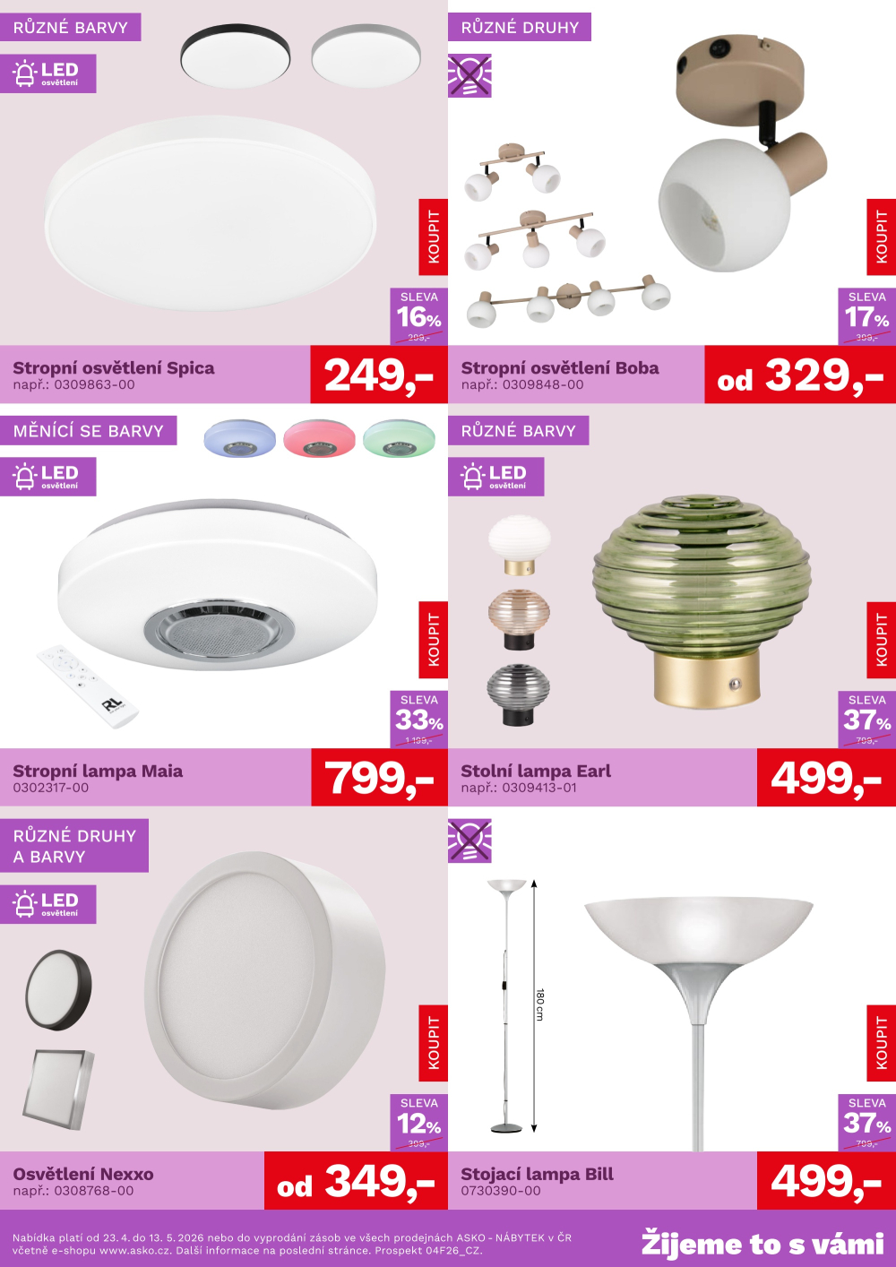 Leták ASKO nábytek leták - Bytové doplňky - strana 4