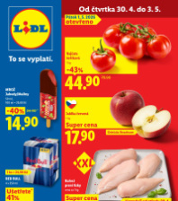 Akční leták Lidl  od čtvrtka