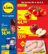 Akční leták Lidl  od čtvrtka