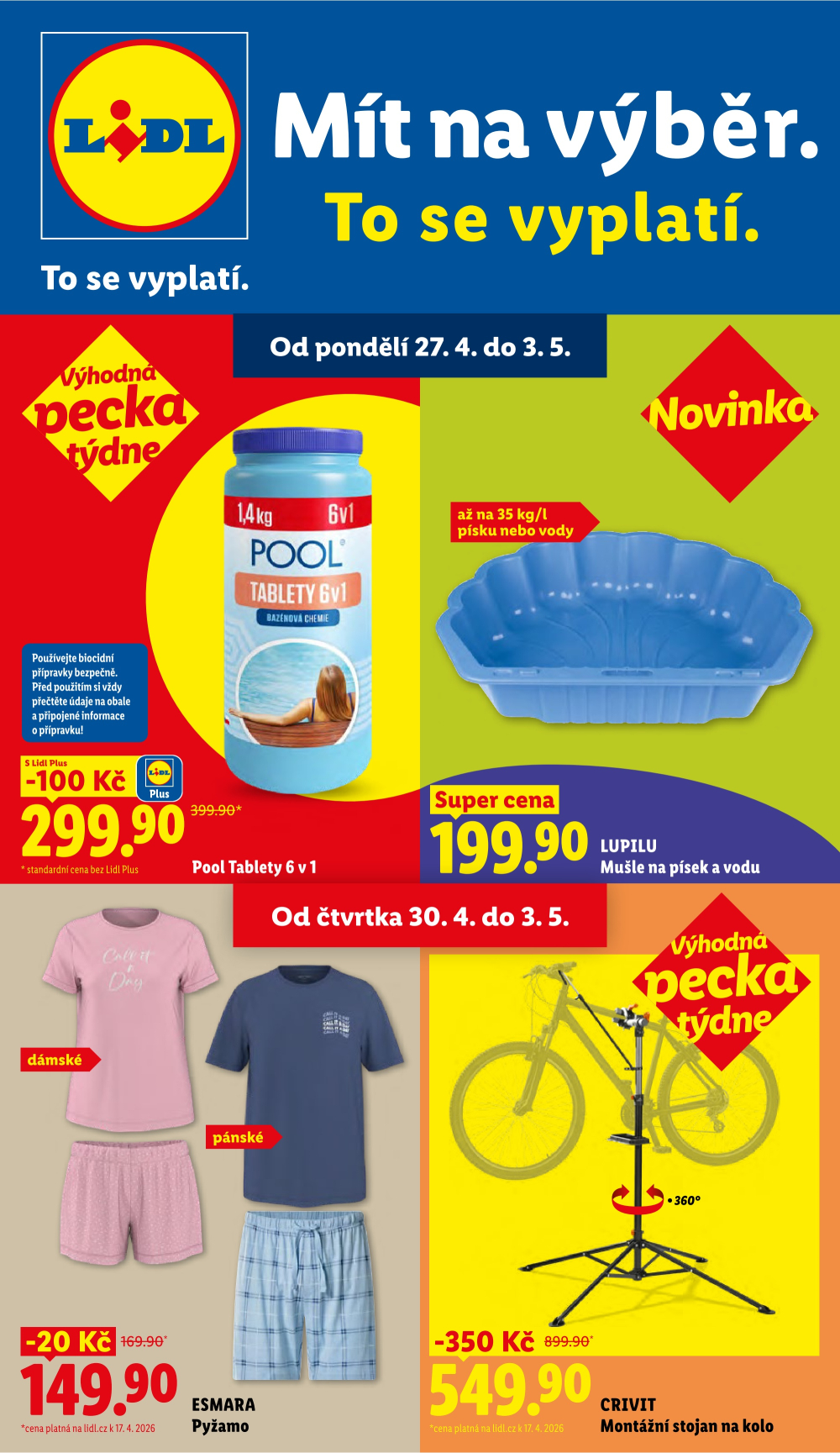 Leták Lidl leták - Nabídka spotřebního zboží - strana 1