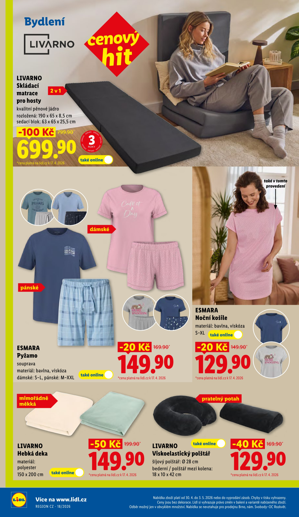 Leták Lidl leták - Nabídka spotřebního zboží - strana 22