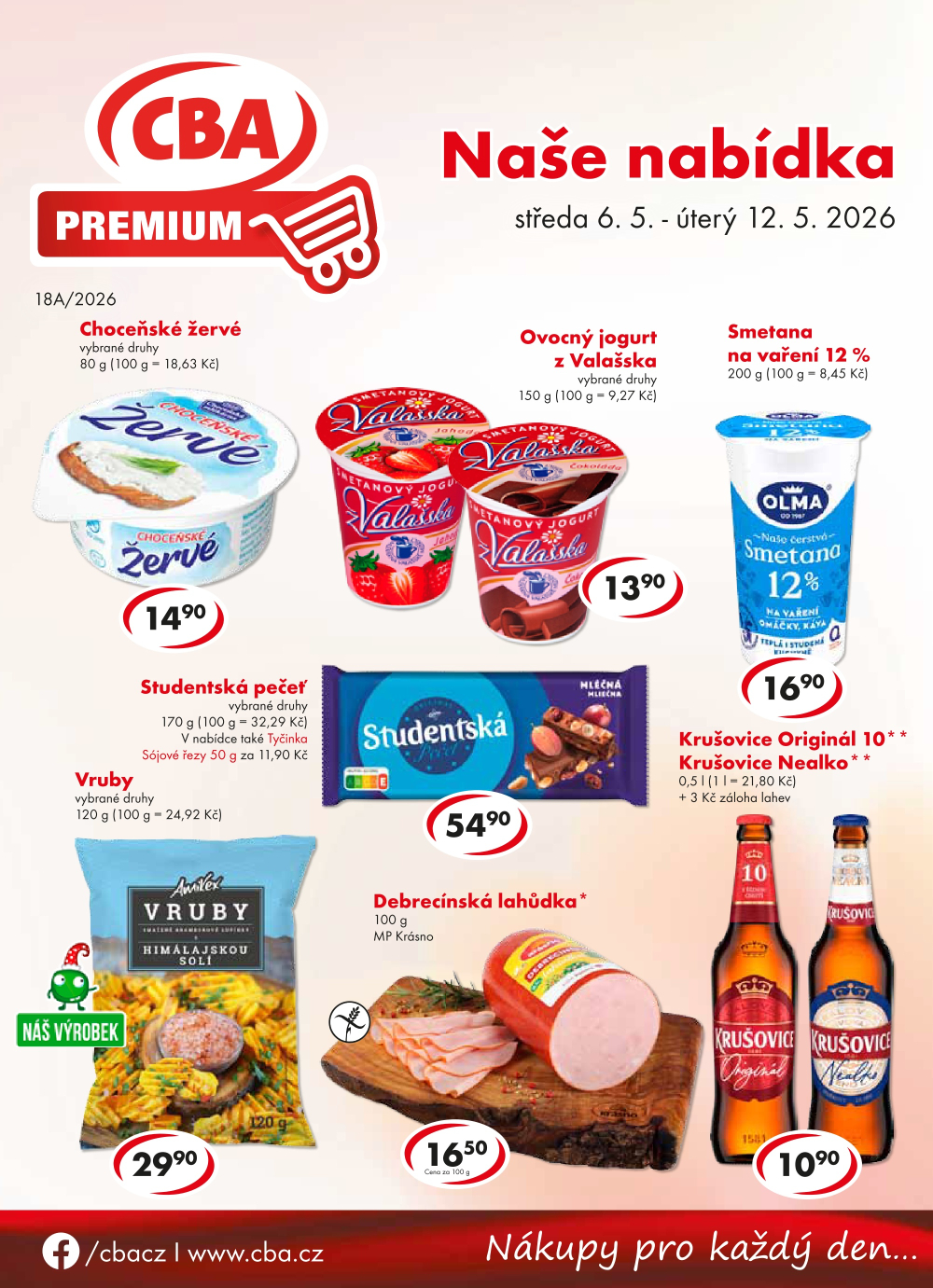 Leták CBA Premium leták - strana 1