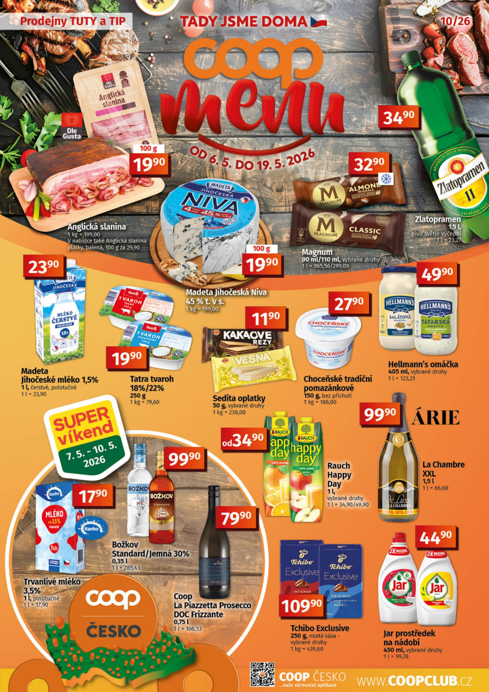 Leták COOP leták - TIP a TUTY Menu - strana 1