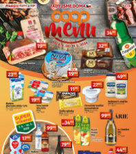 Akční leták COOP  - TIP a TUTY Menu