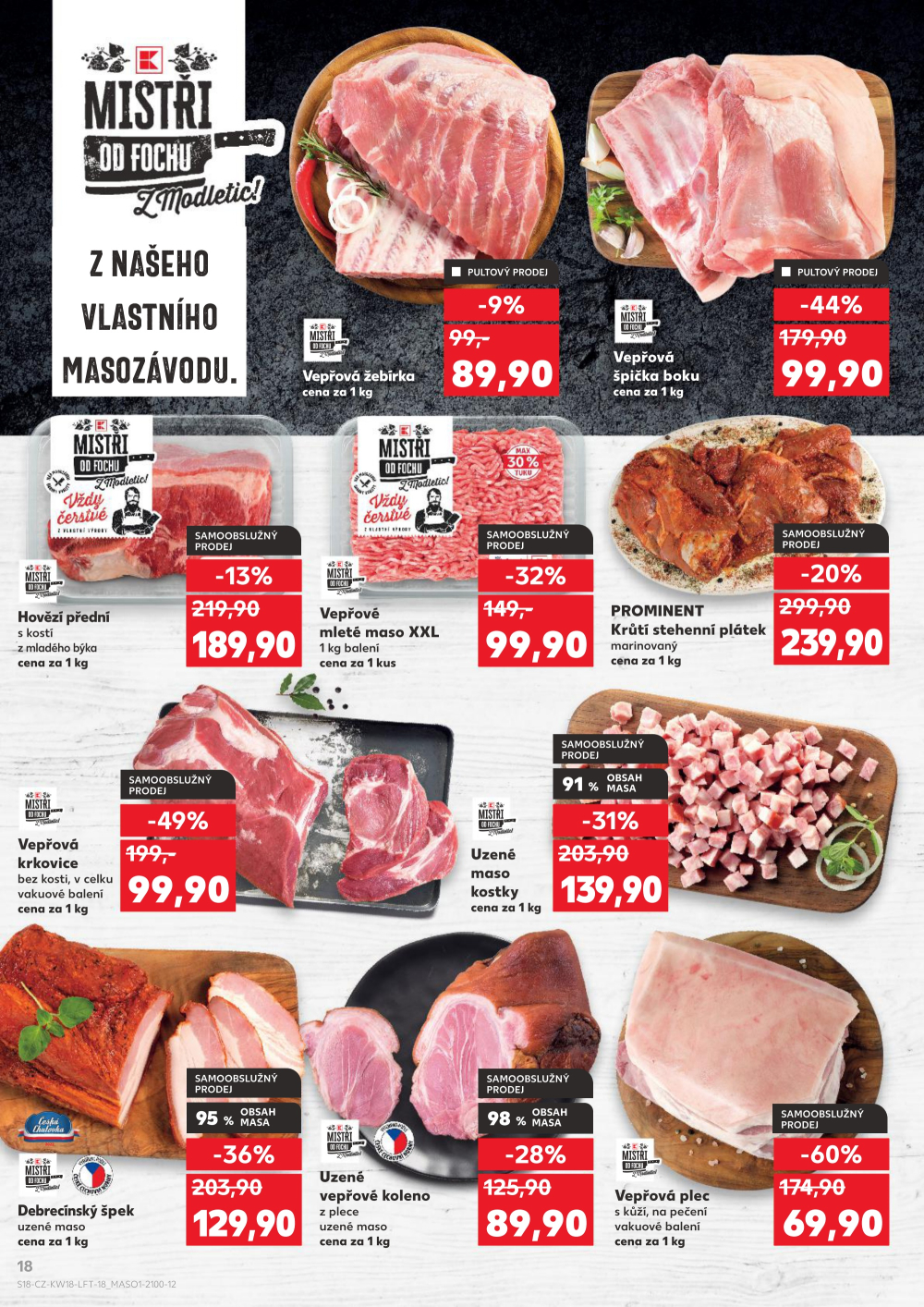 Leták Kaufland leták Plzeň - Bory - strana 18