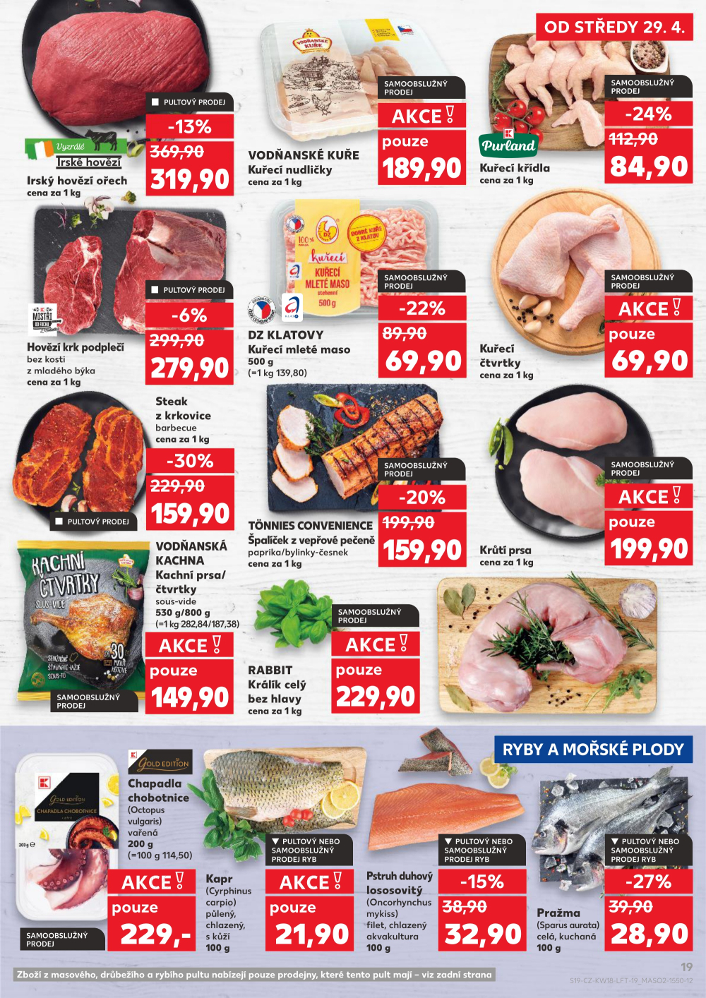 Leták Kaufland leták Praha 3 - Jarov - strana 19