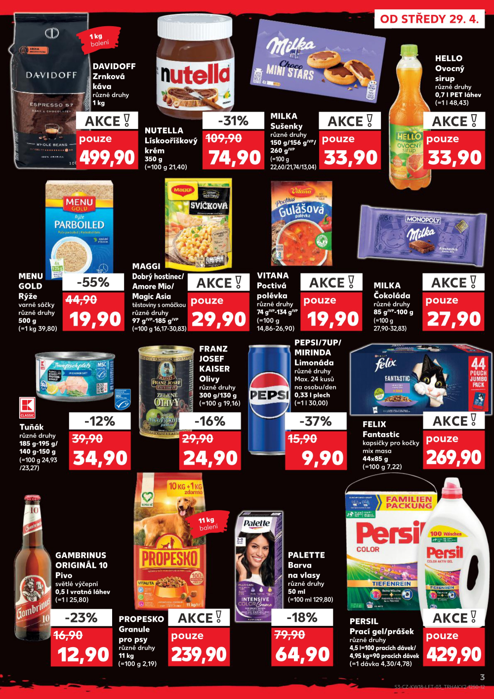 Leták Kaufland leták Praha 3 - Jarov - strana 3