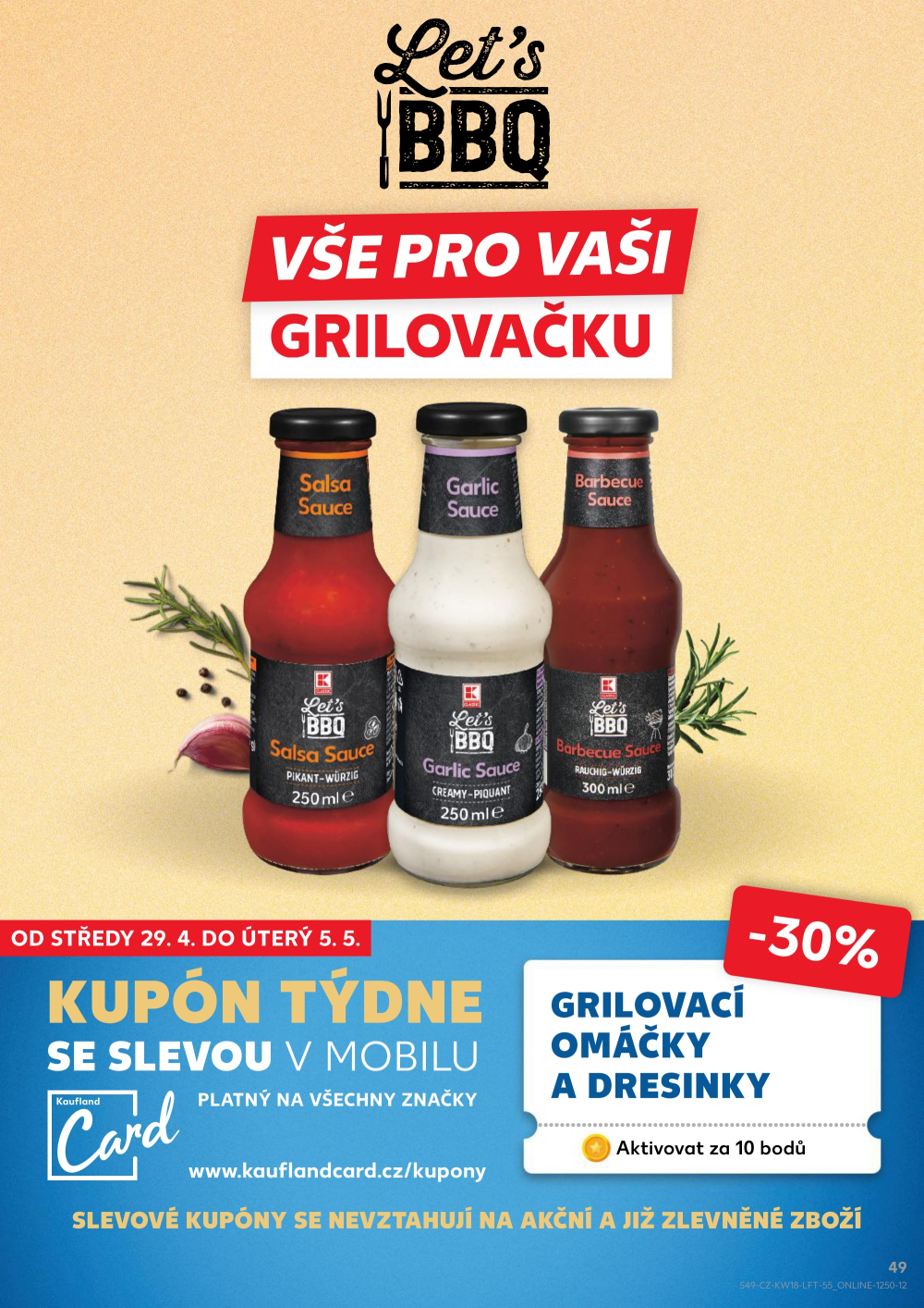Leták Kaufland leták Poděbrady U Garáží - strana 49