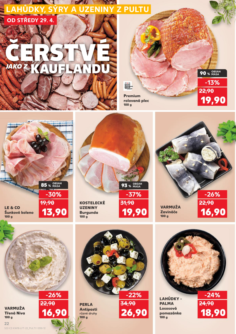 Leták Kaufland leták Šternberk - strana 22