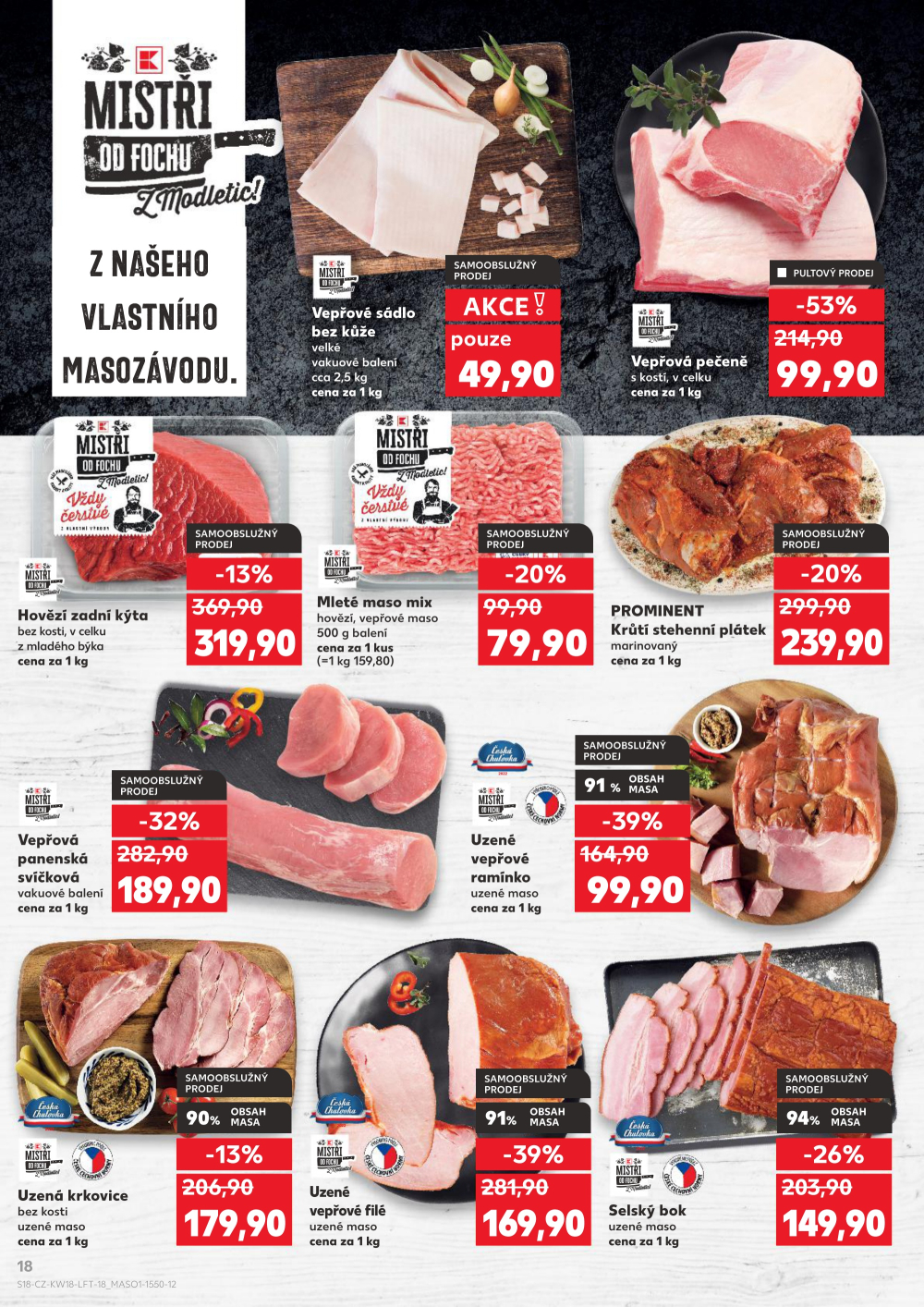 Leták Kaufland leták Praha - Barrandov - strana 18