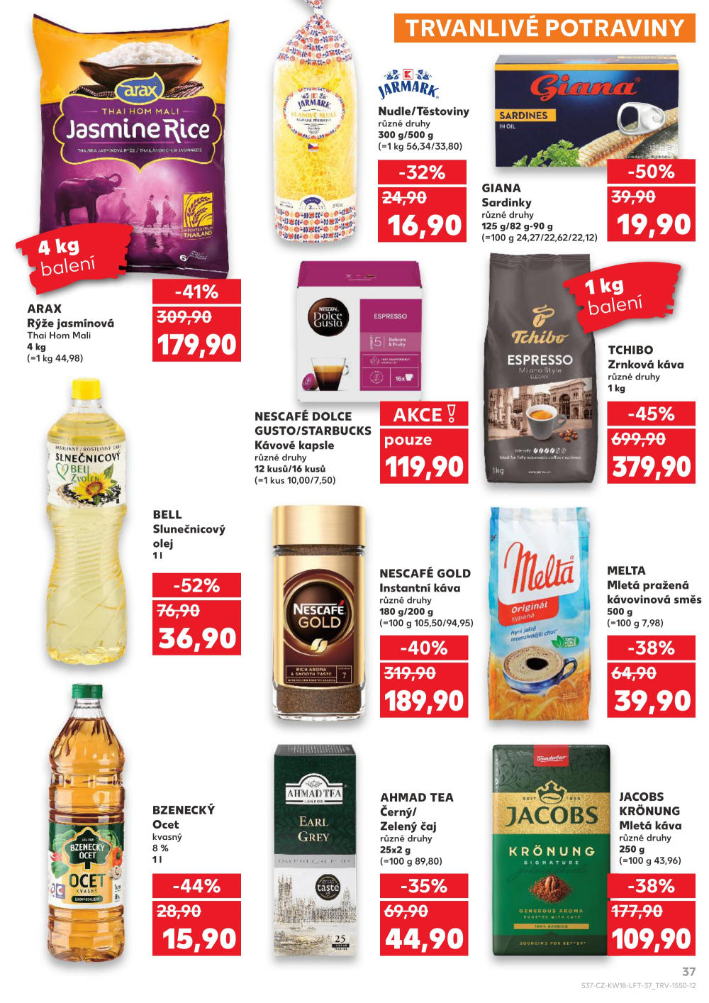 Leták Kaufland leták Praha - Barrandov - strana 37