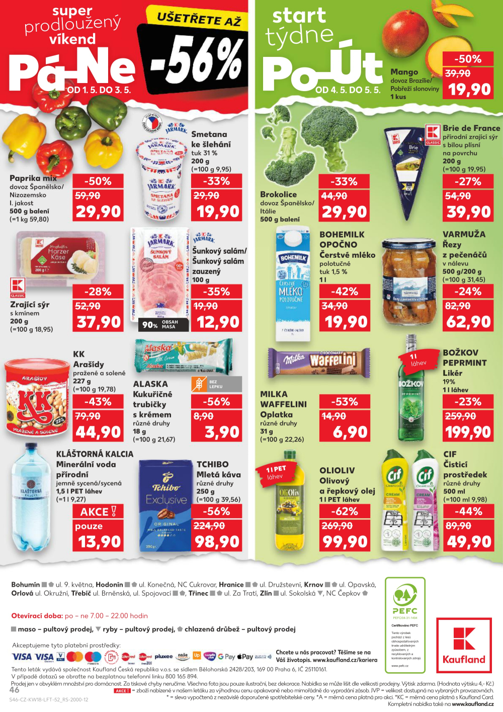 Leták Kaufland leták Třebíč, Brněnská - strana 46